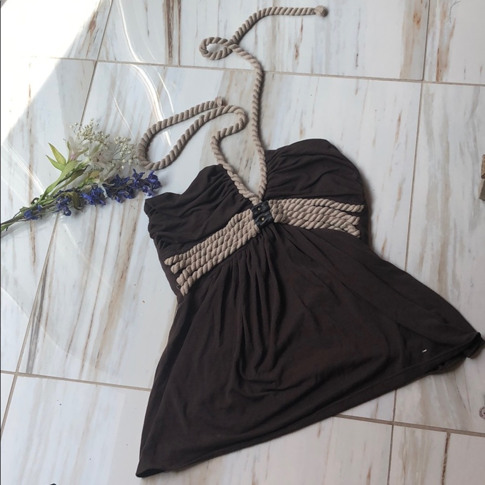 Rope halter top